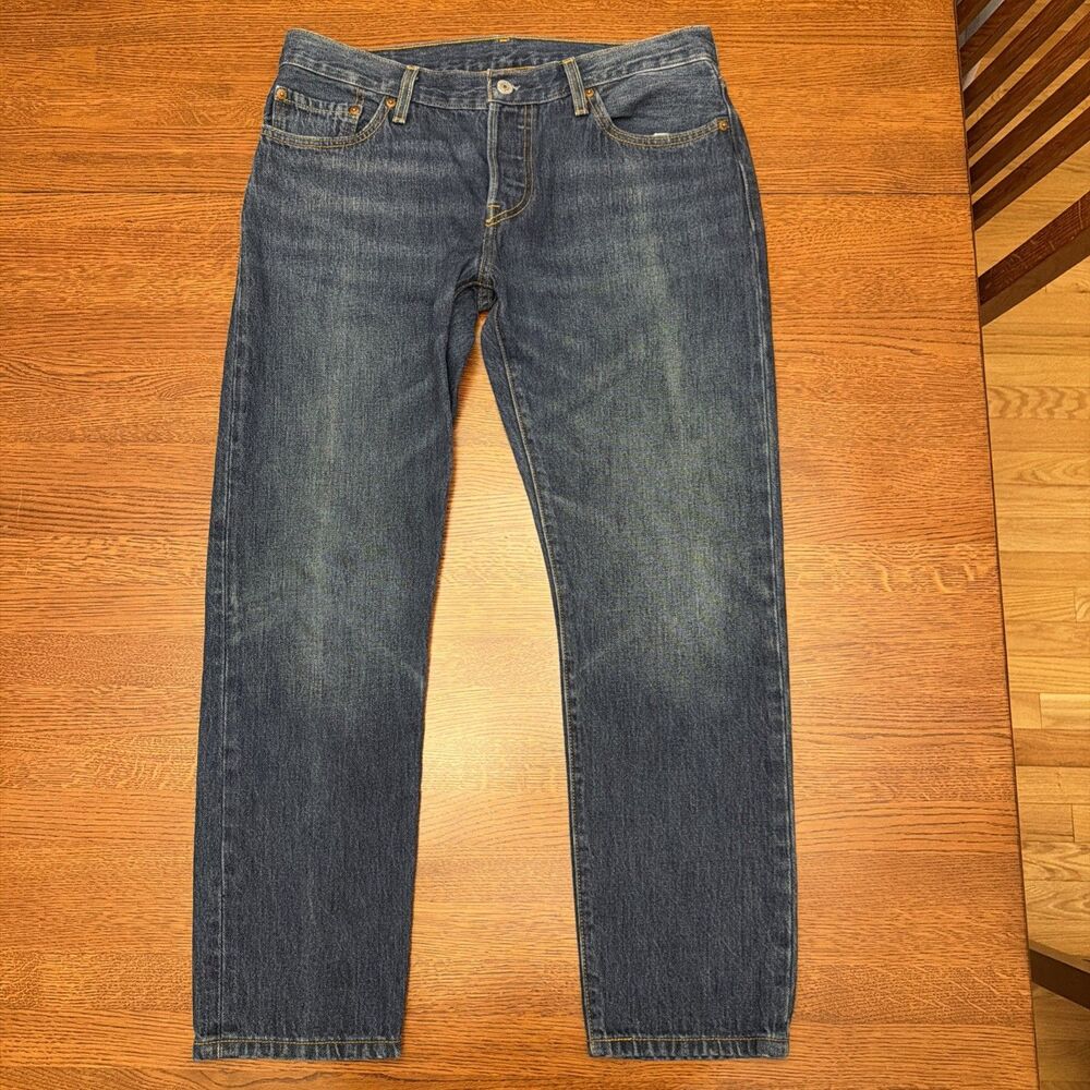 Levi's 501 CT Jeans Womens 32x26 Blue Denim Button Fly Mid Rise Tapered